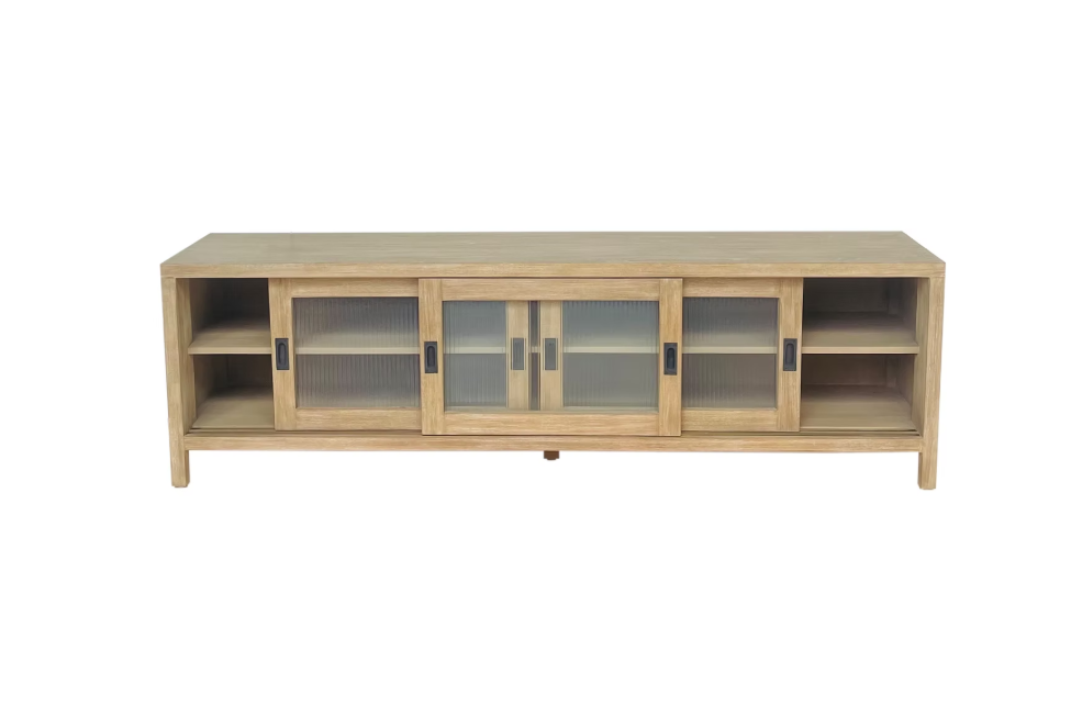 Kent 79" Low Media Cabinet Natural