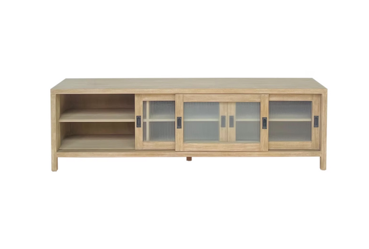 Kent 79" Low Media Cabinet Natural