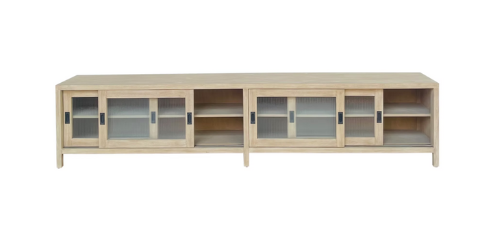 Kent 107" Low Media Cabinet Natural