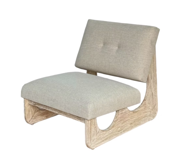 Curve Lounge Chair Bleached