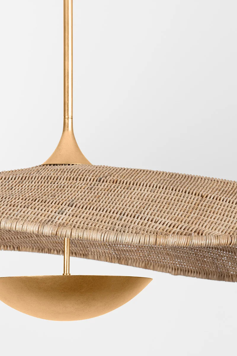 Shiloh Rattan Chandelier