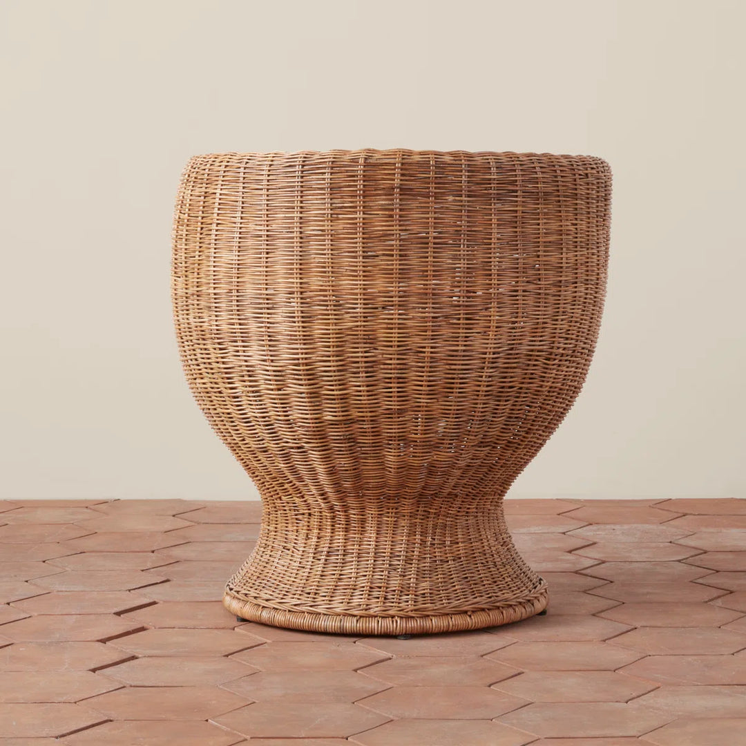 Woven Rattan Lounge Chair