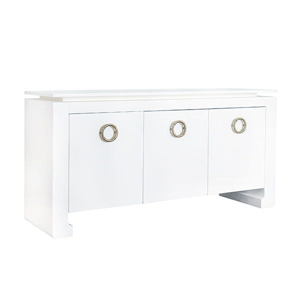 Tilley Cabinet - Matte White Lacquer