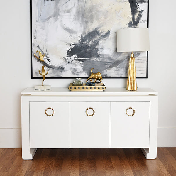 Tilley Cabinet - Matte White Lacquer