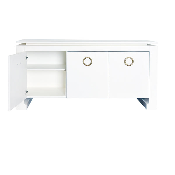 Tilley Cabinet - Matte White Lacquer