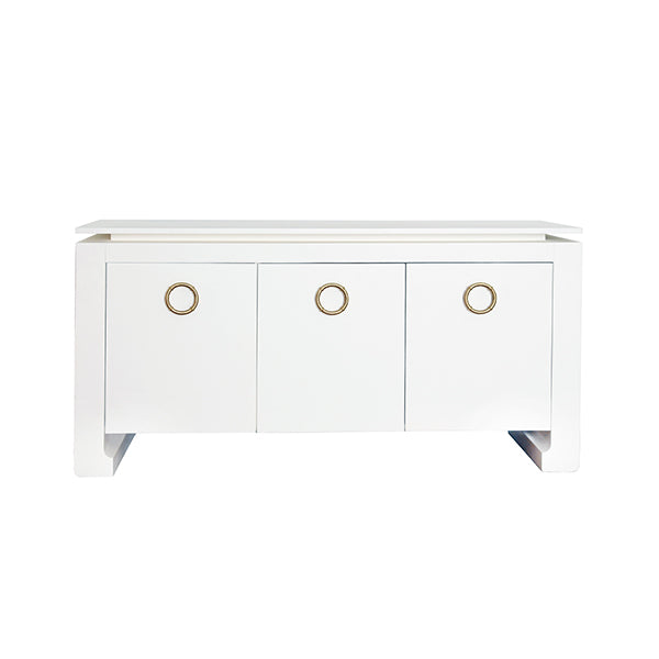 Tilley Cabinet - Matte White Lacquer