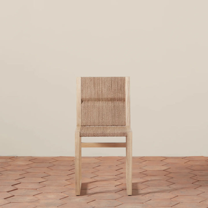 Beachwood and Seagrass  Dining Chair