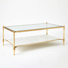 Medford Cocktail Table - Brass