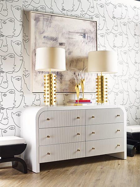 Valentina Chest - White Lacquer