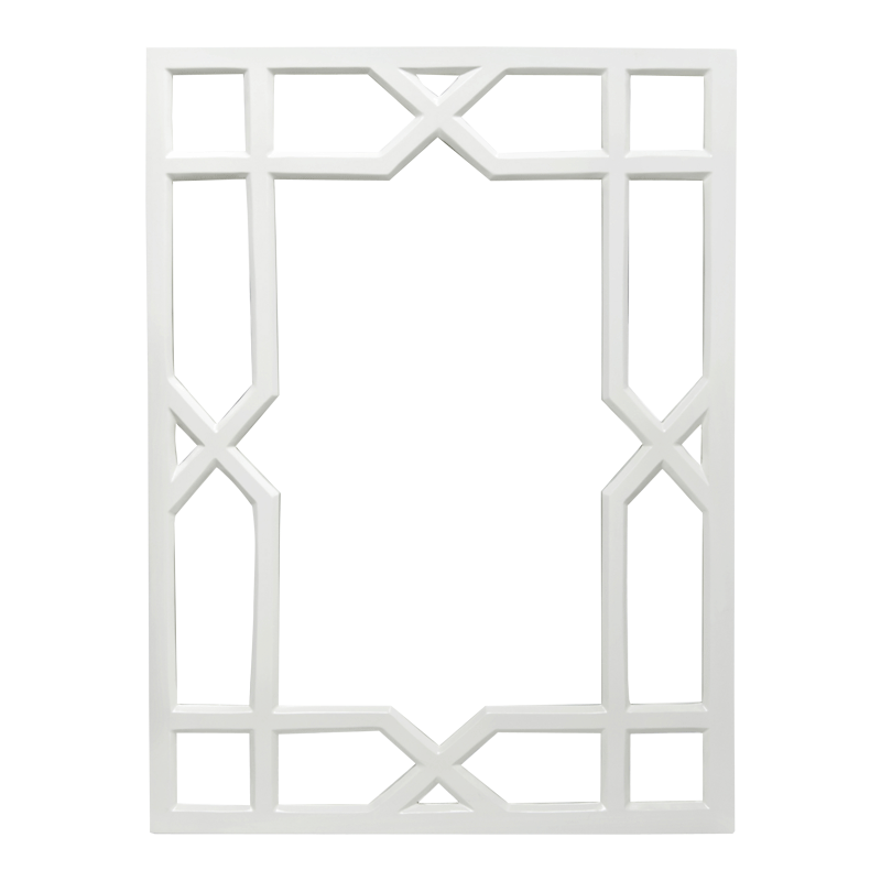 Vero MIrror - White Lacquer