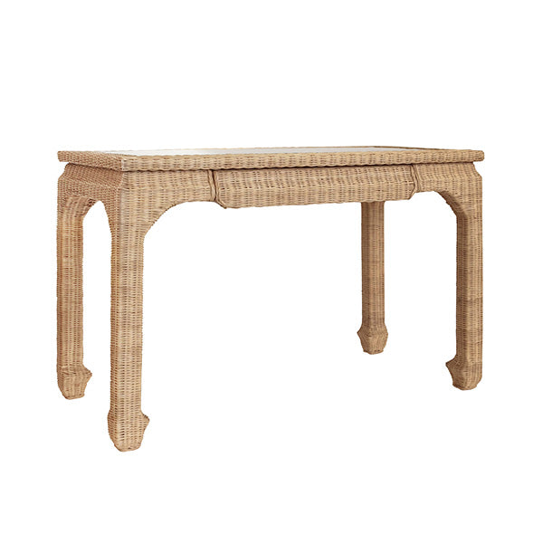 Verra Desk - Woven Rattan