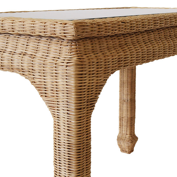 Verra Desk - Woven Rattan