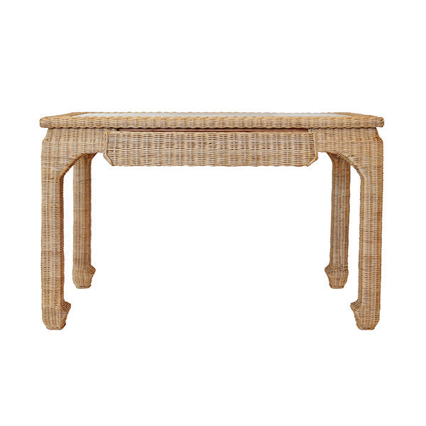 Verra Desk - Woven Rattan