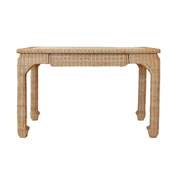 Verra Desk - Woven Rattan