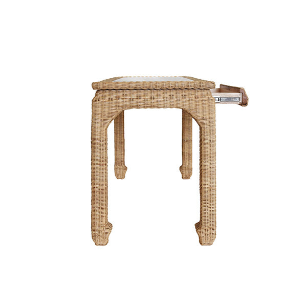 Verra Desk - Woven Rattan