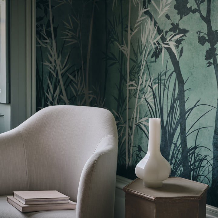 Sayuri Wallcovering Mural Jade W446/03