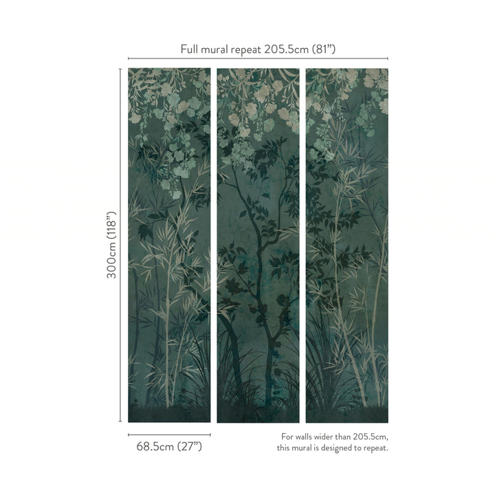 Sayuri Wallcovering Mural Hunter W446/04