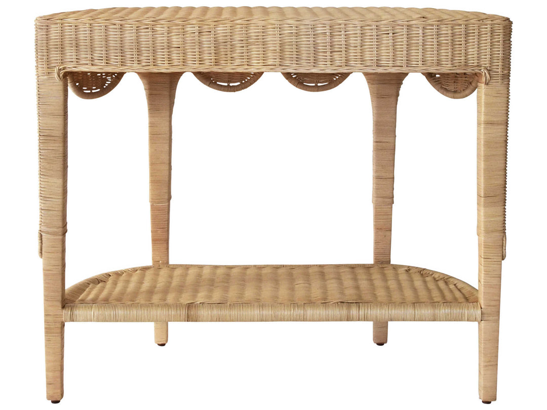 Paloma Console - Woven Rattan