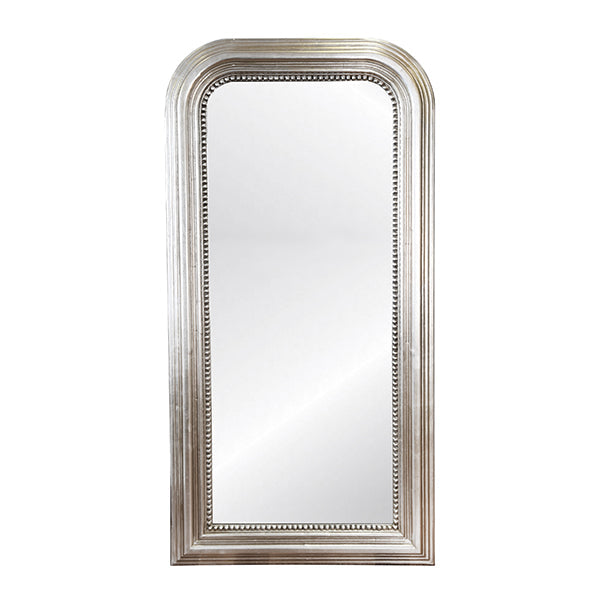 Worlds Tall Mirror - Silver Leaf