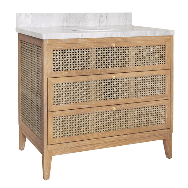 Wynn Bath Vanity 36.5" Cerused Oak