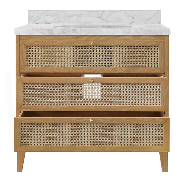 Wynn Bath Vanity 36.5" Cerused Oak