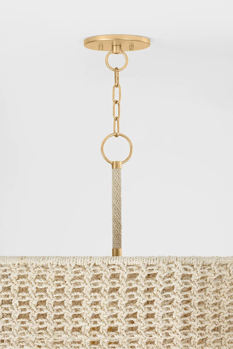 Yorkhill Abaca Rope Chandeier