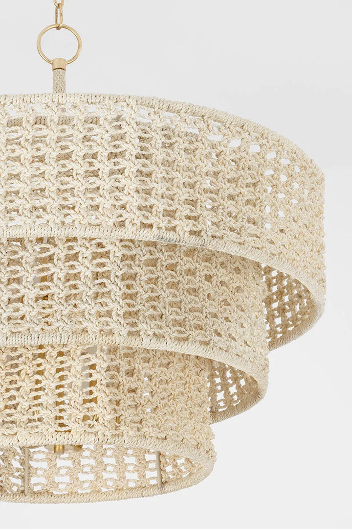 Yorkhill Abaca Rope Chandeier