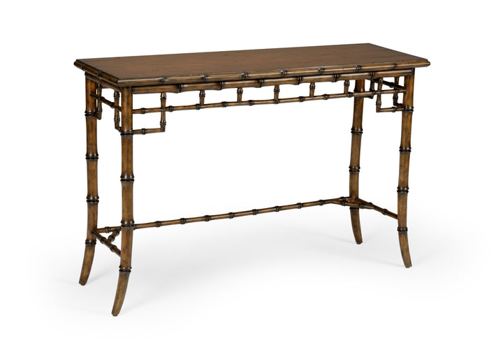 Bamboo Console - Walnut