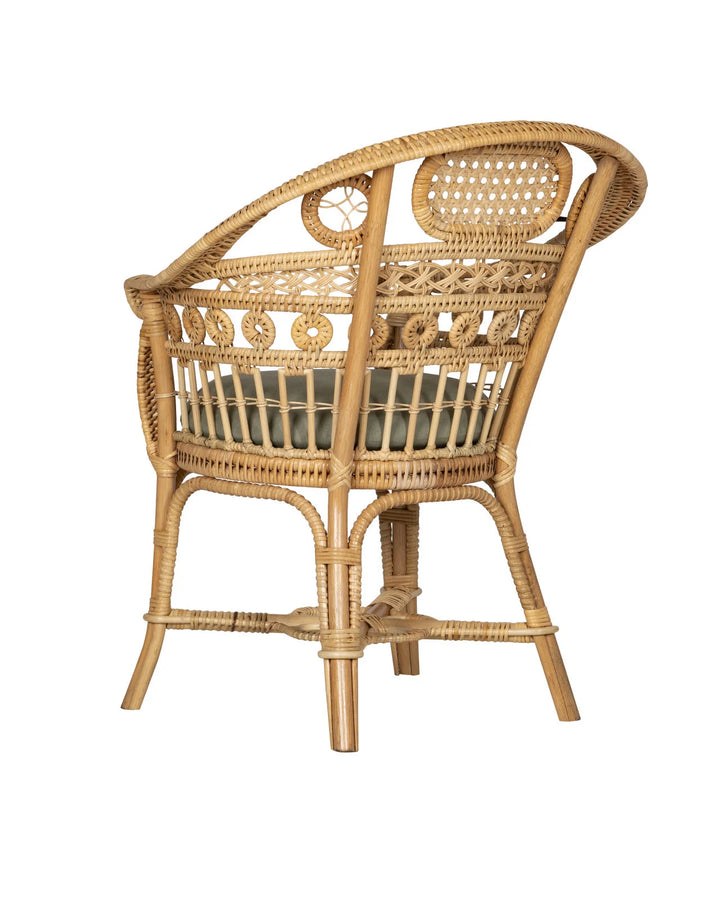 Eugenie Natural Armchair, Linho Loden