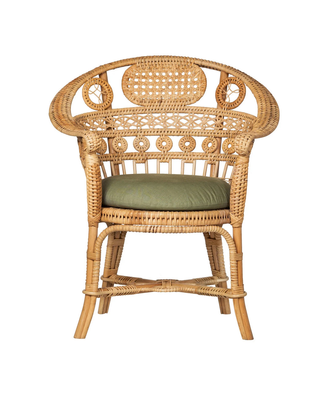 Eugenie Natural Armchair, Linho Loden