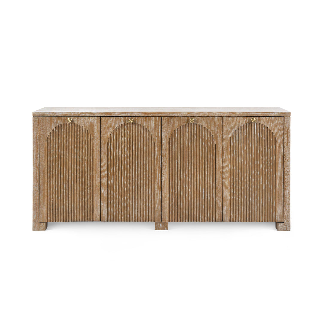 Arcadia Four Door Cabinet - Soft Glow Oak