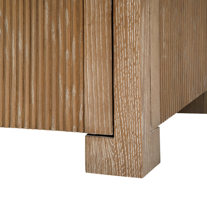 Arcadia Four Door Cabinet - Soft Glow Oak
