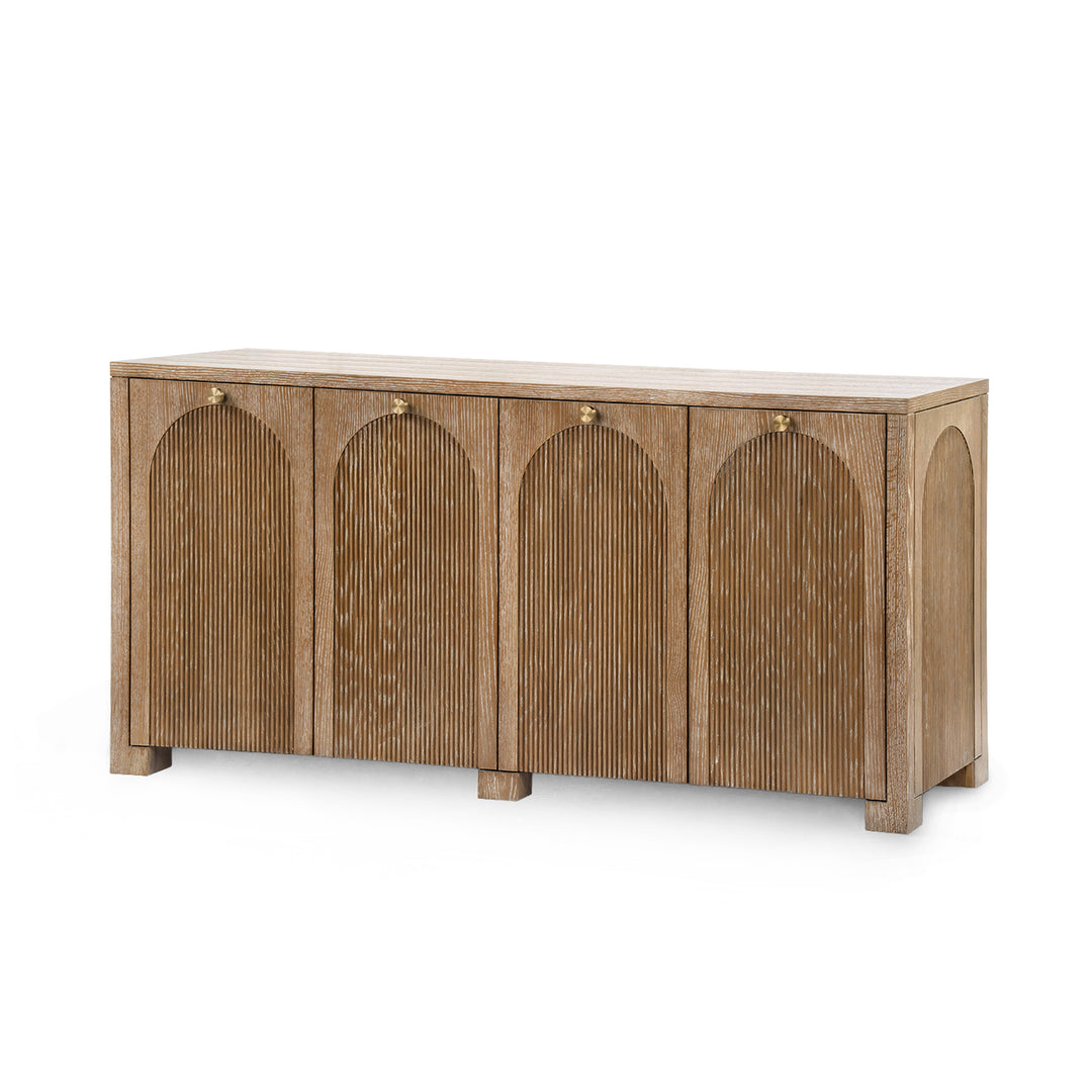Arcadia Four Door Cabinet - Soft Glow Oak