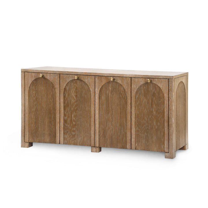 Arcadia Four Door Cabinet - Soft Glow Oak