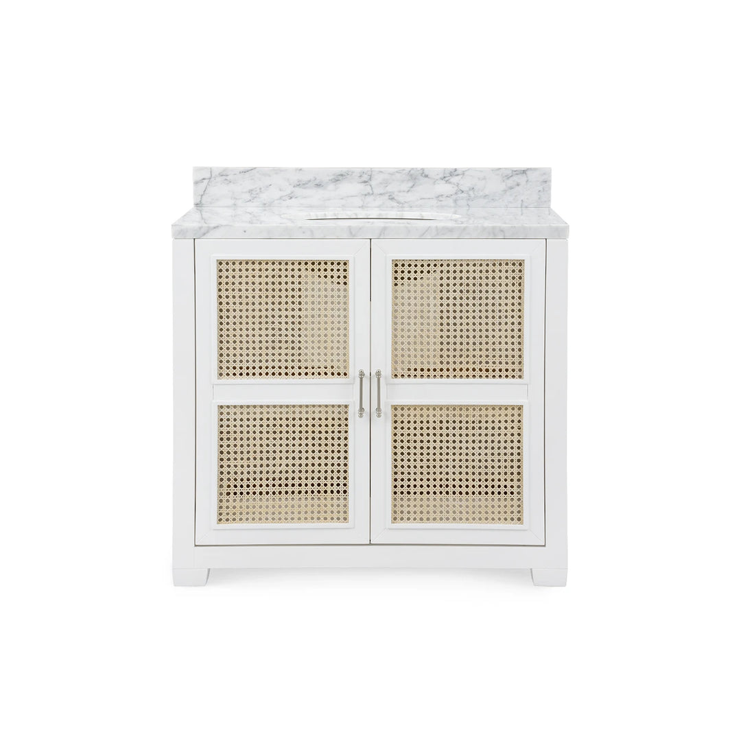 Ariel 2-Door 36" Bath Vanity Vanilla