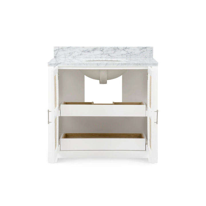 Ariel 2-Door 36" Bath Vanity Vanilla