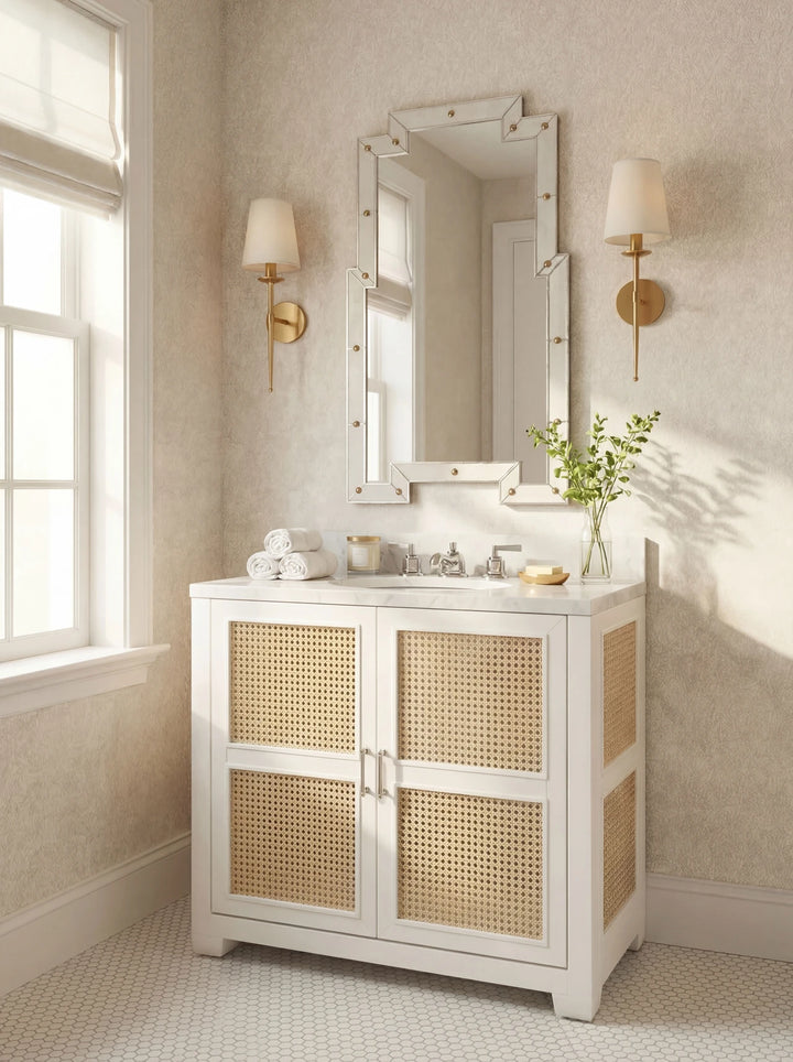 Ariel 2-Door 36" Bath Vanity Vanilla