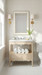 Arianna 30" 1-Drawer Bath Vanity with Marble Top Sand