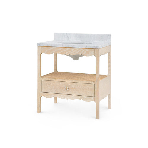 Arianna 30" 1-Drawer Bath Vanity with Marble Top Sand