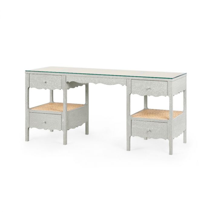 Arianna Desk - Soft Gray