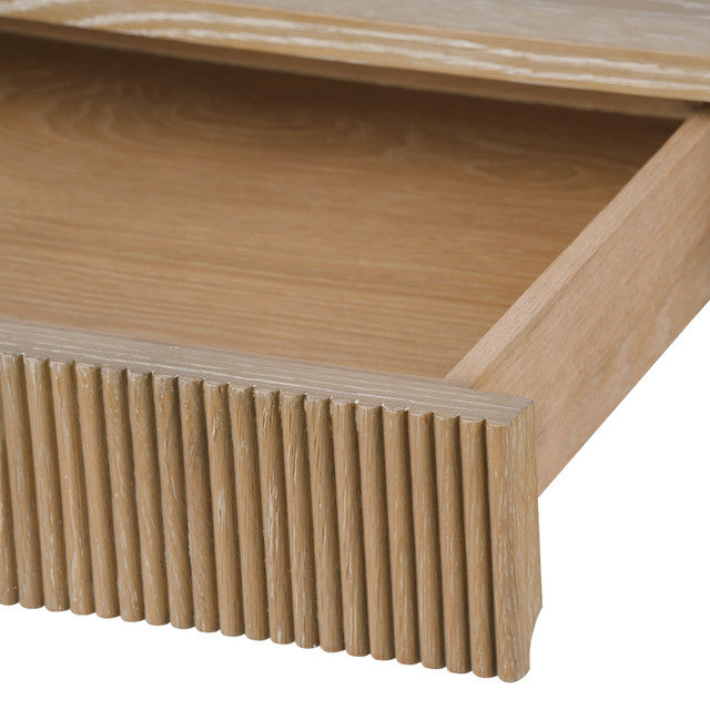 Arlo Desk Soft Glow Oak