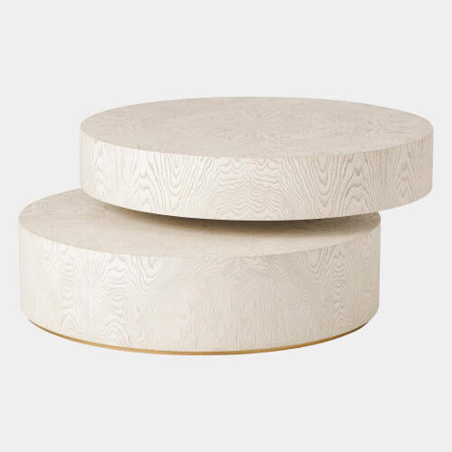Pivot Cocktail Table White