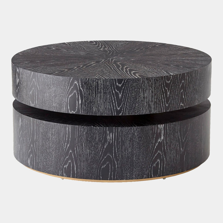 Pivot Cocktail Table Ebony Cerused