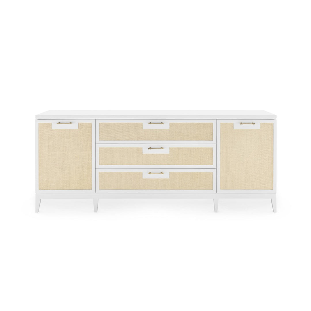 Astor 3-Drawer &amp; 2-Door Cabinet - Vanilla