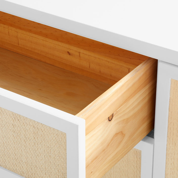 Astor 3-Drawer &amp; 2-Door Cabinet - Vanilla