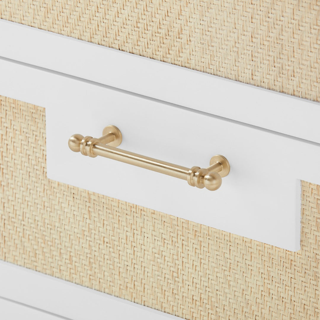 Astor 3-Drawer &amp; 2-Door Cabinet - Vanilla