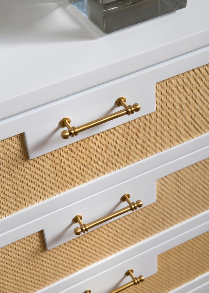 Astor 3-Drawer &amp; 2-Door Cabinet - Vanilla