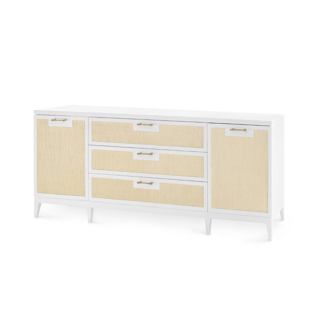 Astor 3-Drawer &amp; 2-Door Cabinet - Vanilla
