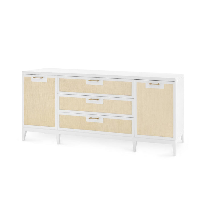 Astor 3-Drawer &amp; 2-Door Cabinet - Vanilla