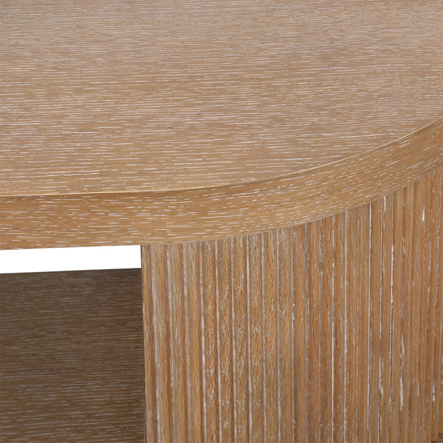 Atlas Console Soft Glow Oak